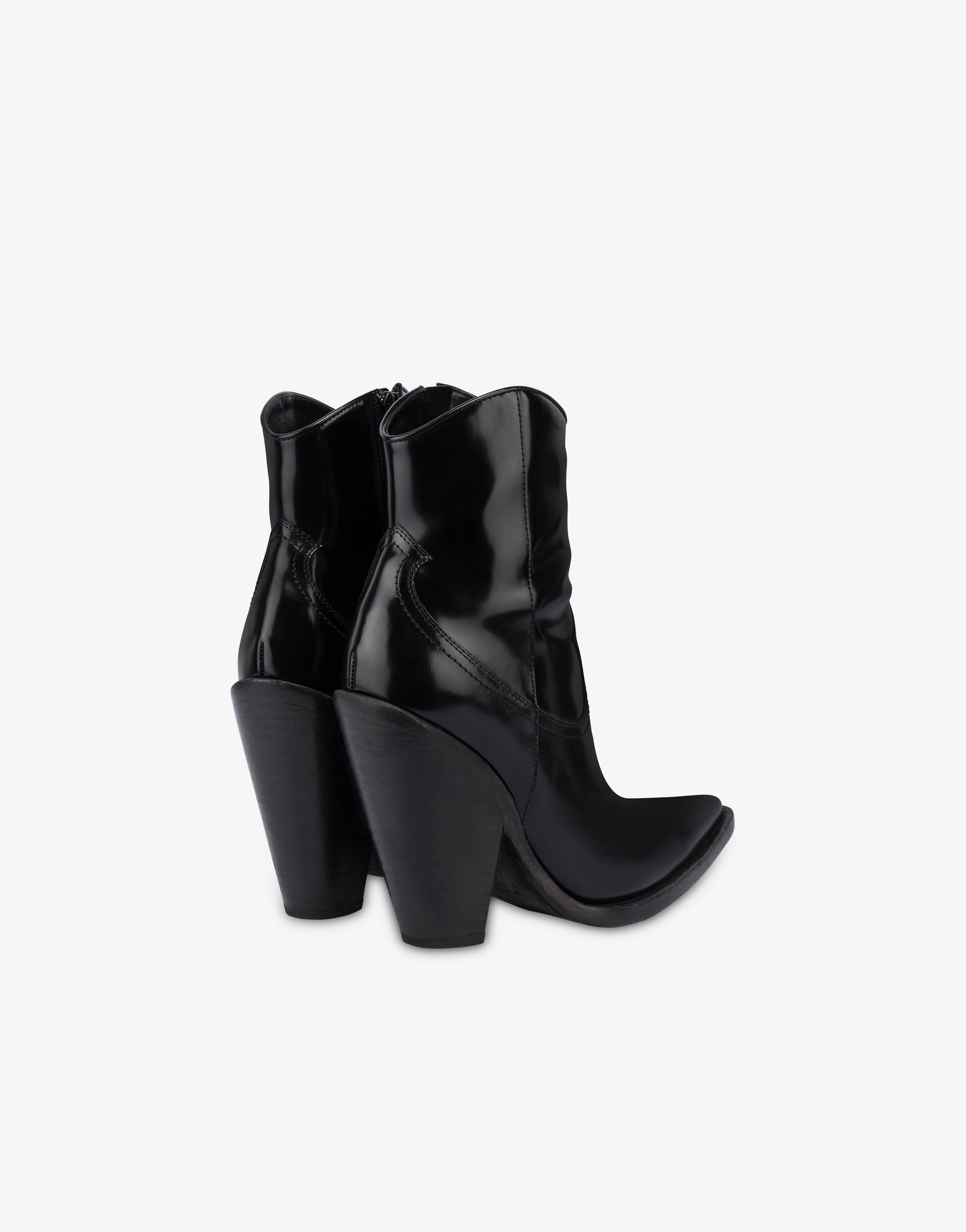 Calfskin ankle boots