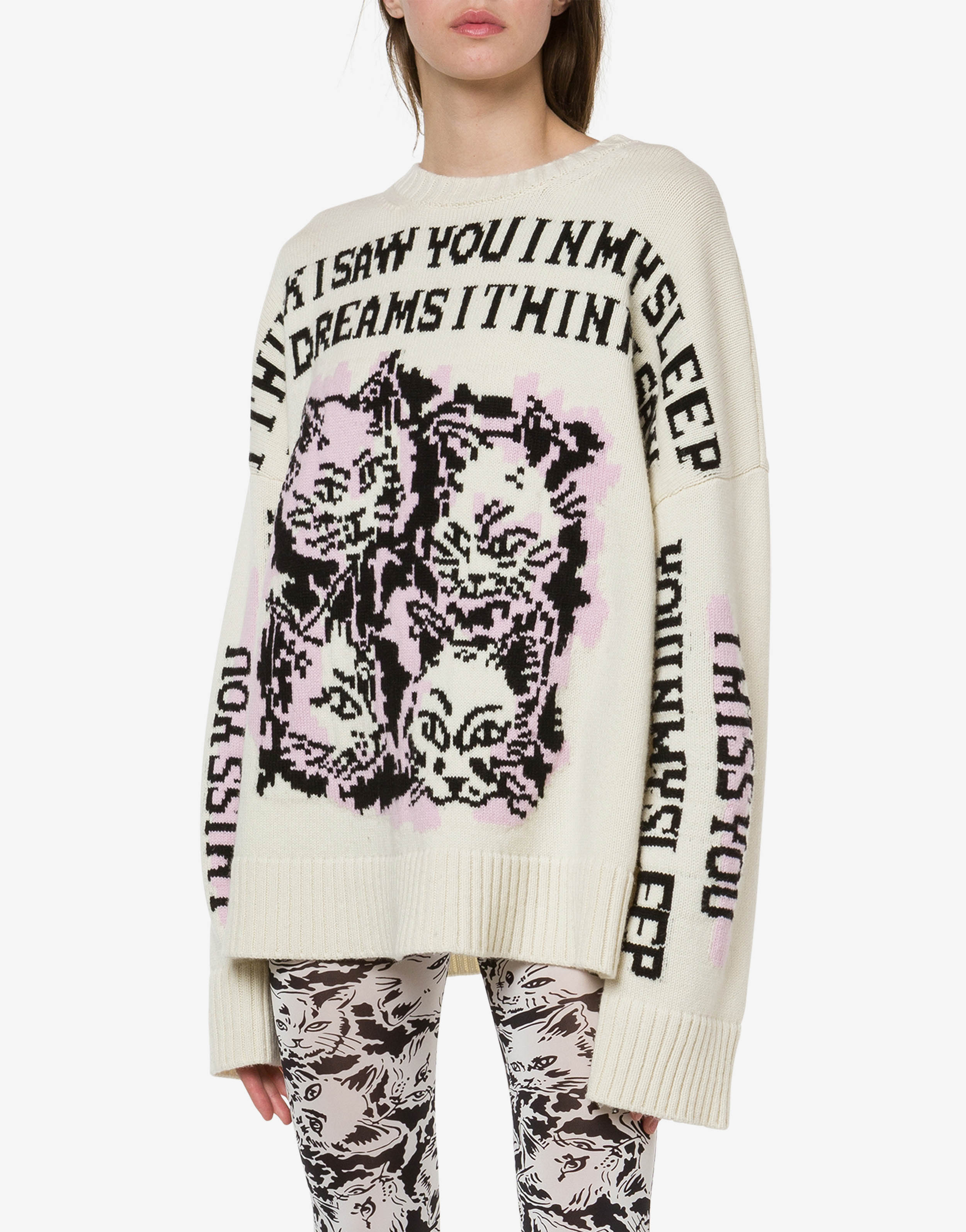 Cat Mania oversized sweater