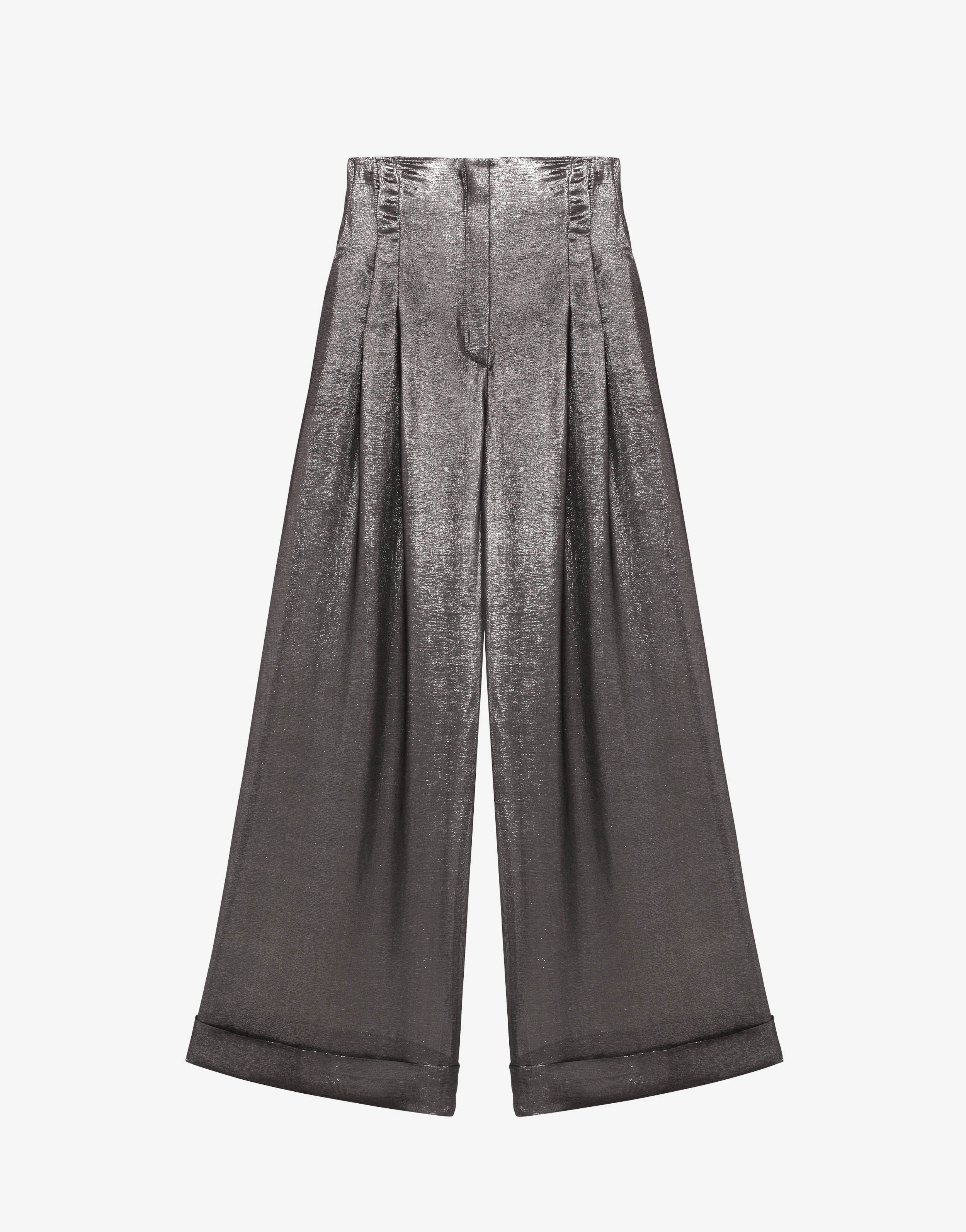 Lamé palazzo trousers