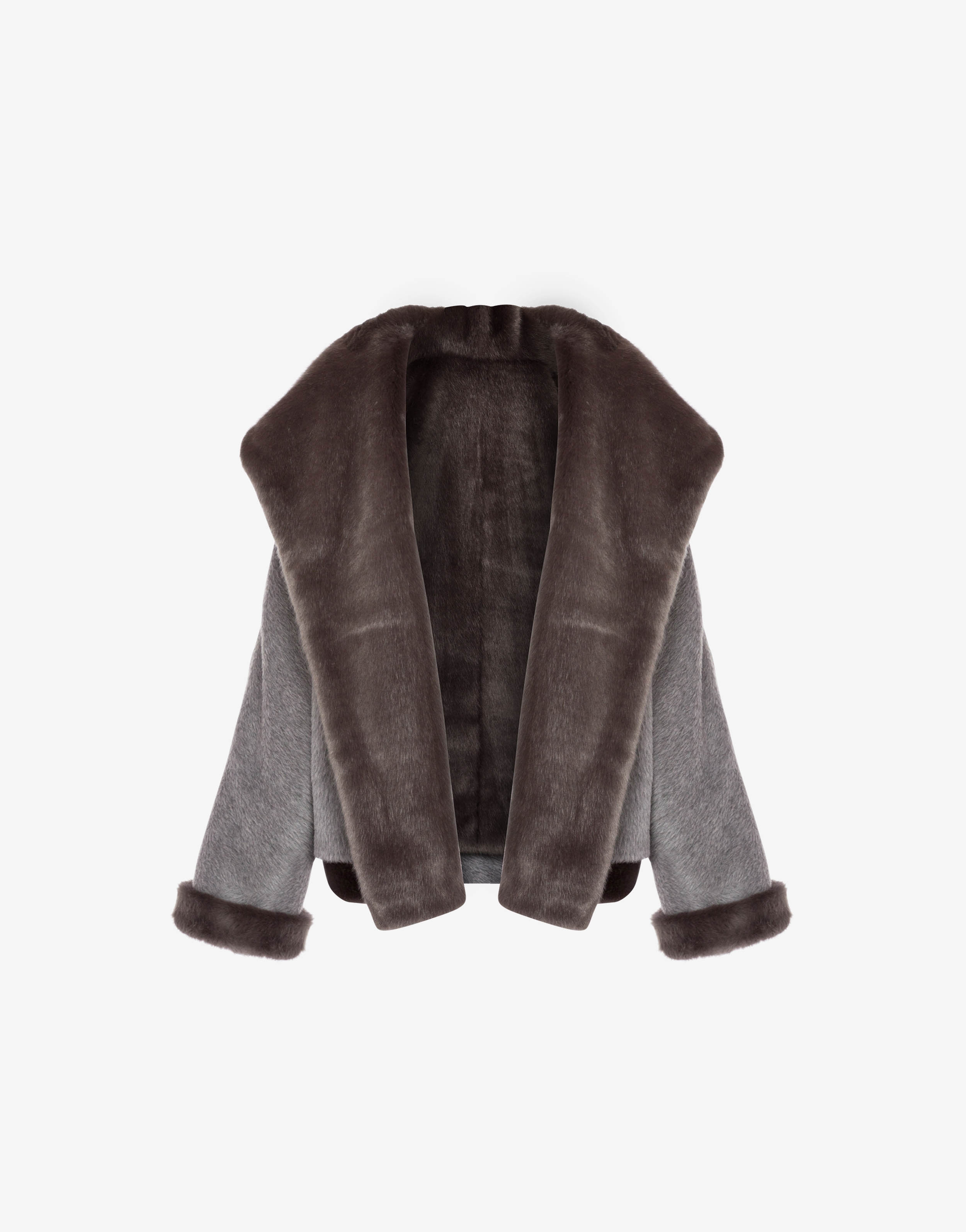 Cappotto in velour reversibile