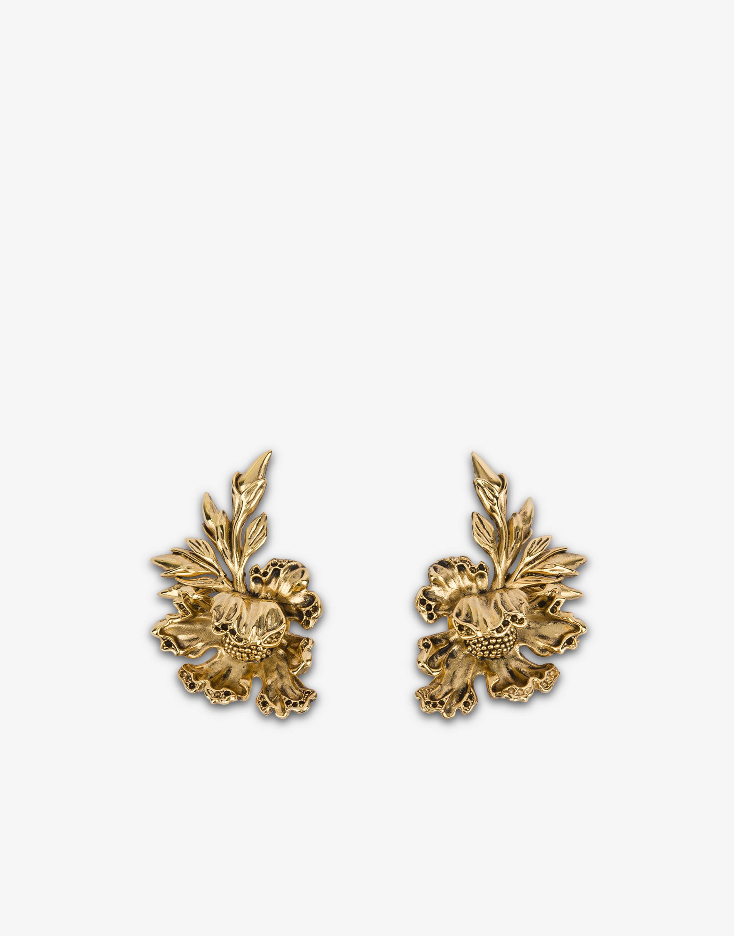 Gold Flower Earrings